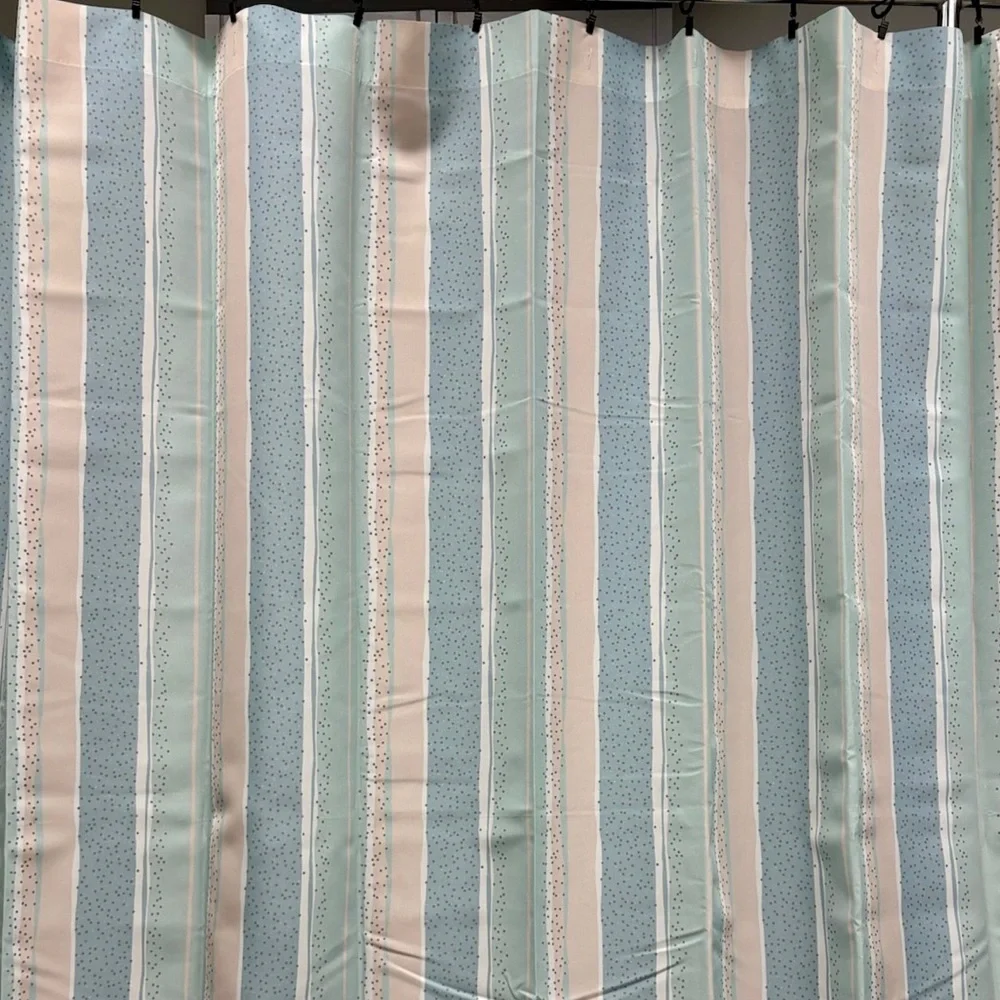Wayfair Pastel Microdot Shower Curtain 70x72